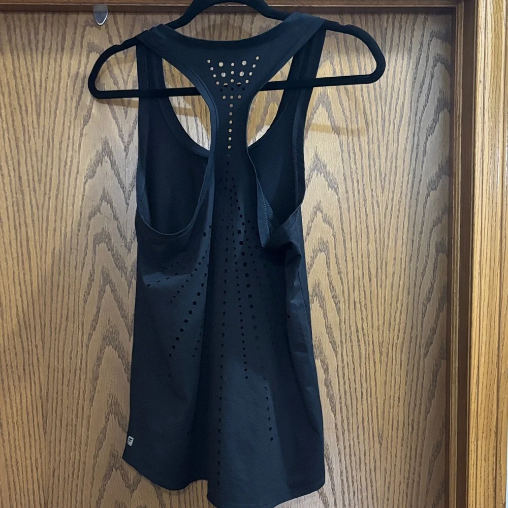Fabletics Black Racerback Tank Top - Picture 2 of 2